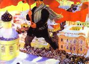 Boris Kustodiev Bolshevik painting
